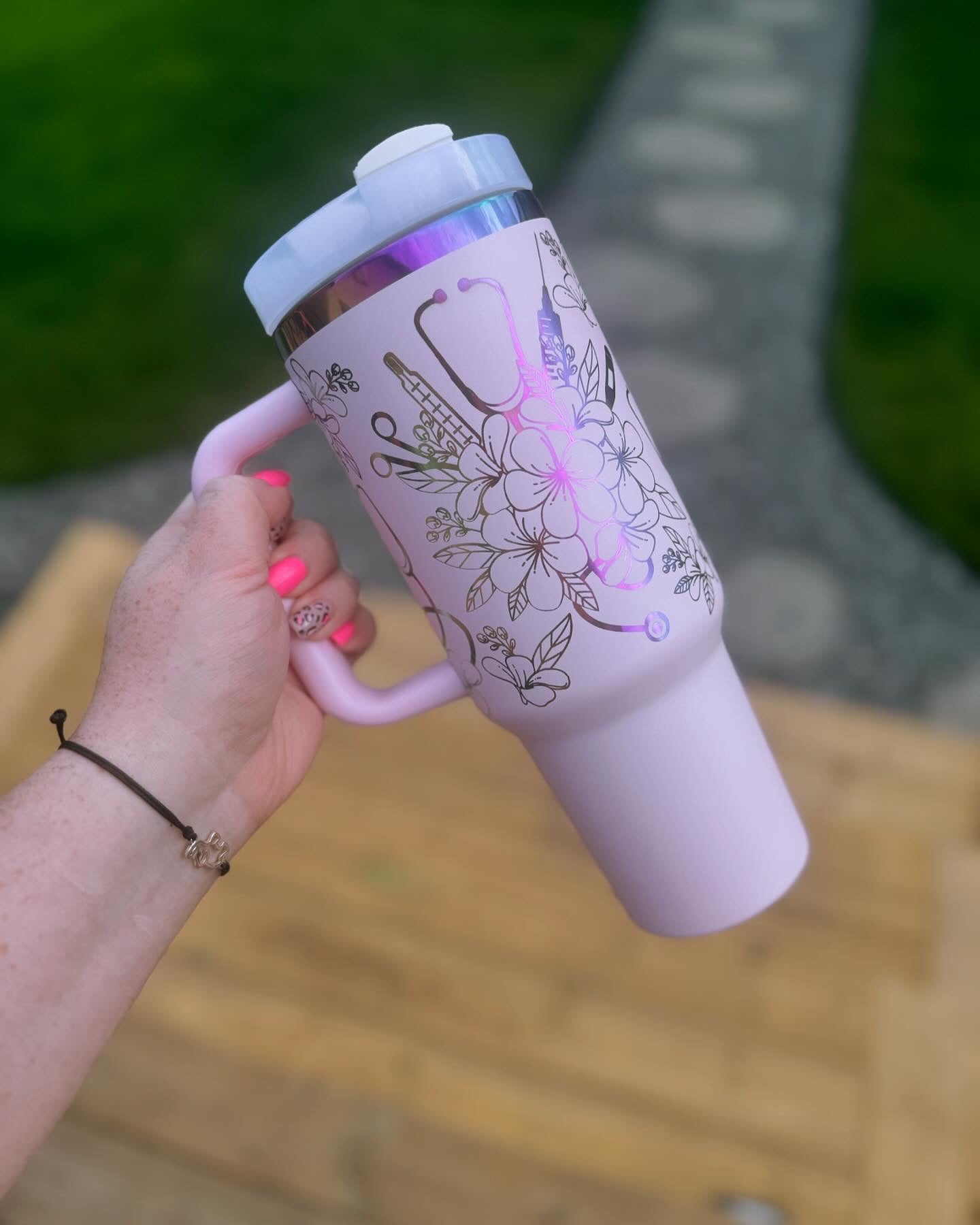 Nurse engraved tumbler
