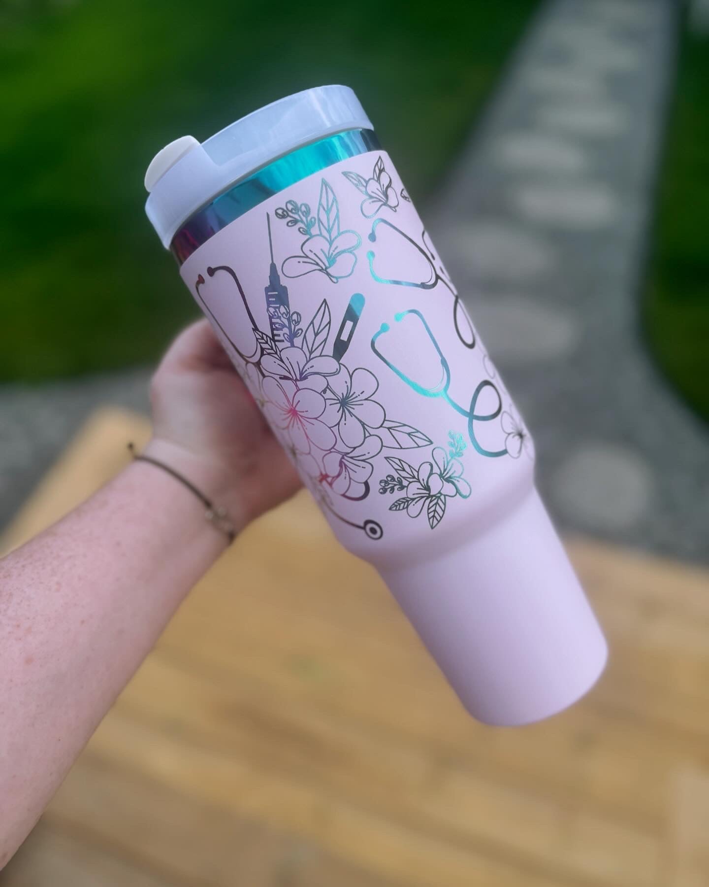 Nurse engraved tumbler