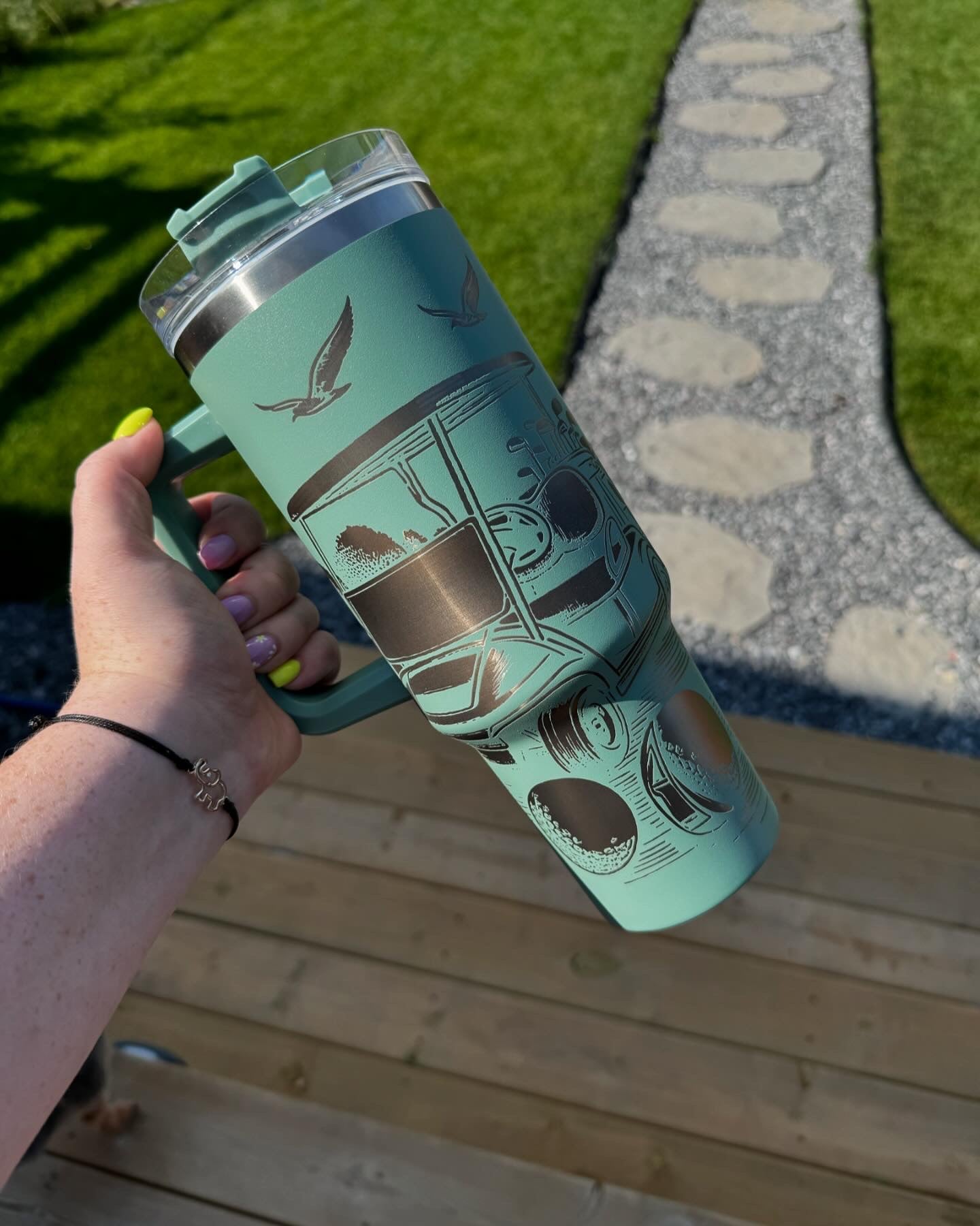 Golf engraved tumbler