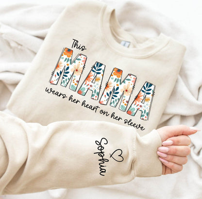 This mama wears her heart on her sleeve 2